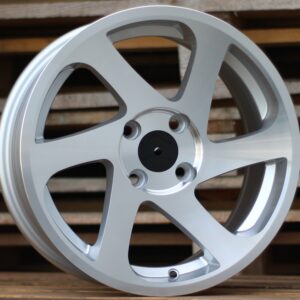 R15x7  4X100  ET  38  60.1  L1268  Machined Silver (MS)  For RACIN  (R)  (Style 3SDM (AKC 55 Eur))