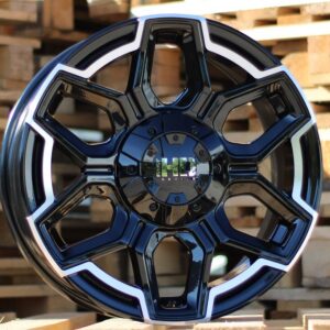 R17x8  10X110/120  ET  20  65.1  B5260  Black Polished (MB)  For 4X4  (R)
