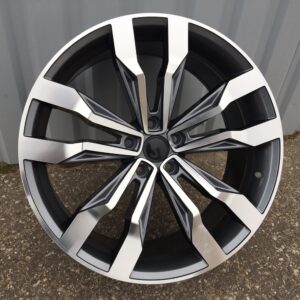 R18x8  5X112  ET  41  57.1  B5333  Grey Polished (MG)  For VW  (K2)