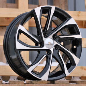 R15x6.5  5X98  ET  39  58.1  B1514  (B5760)  Black Polished (MB)  For FIAT  (R+L4)