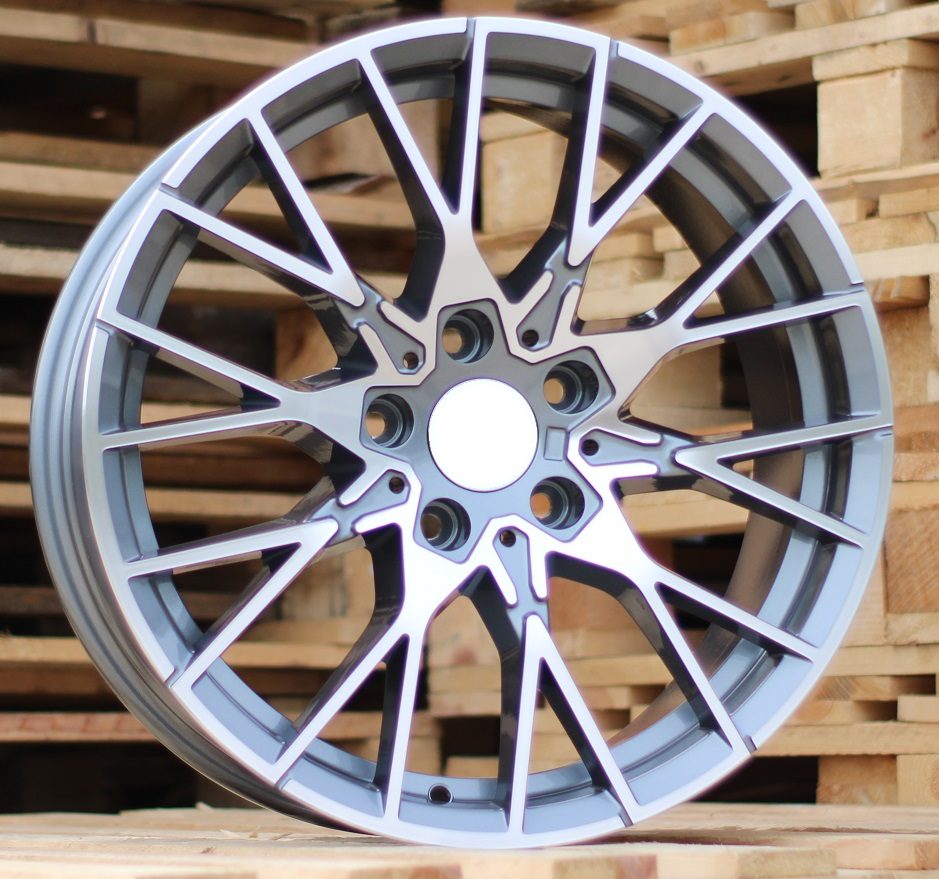 R20x10 5X120 ET 38 72.6 A5479 Grey Polished+Powder Coating (MGPC) For BMW (P) (Rear+Front)