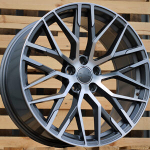 R19x8.5 5X112 ET 40 66.5 XFE30 (FBX342) Grey Polished (MG) For AUD (A) (HYBRID FORGED)