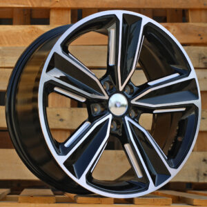 R18x8  5X112  ET  40  67.1  AU016  Black Polished (MB)  For AUD  (K3)  (Milling)