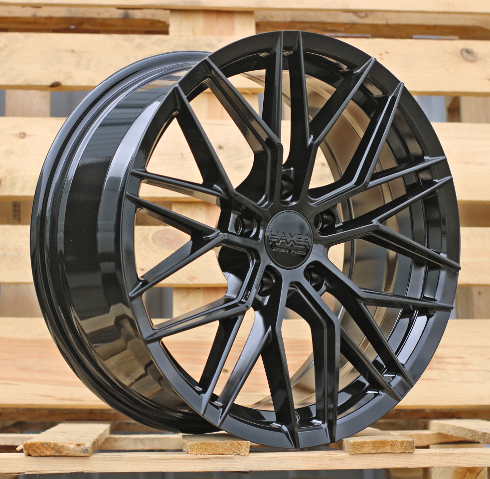 R17x7.5 5X114.3 ET 40 67.1 HX035 (FBX005) Black (BL) For HAXER (Z6) (HYBRID FORGED)