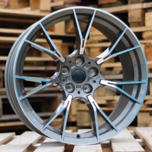 R19x8.5  5X112  ET  26  66.6  IN801  Grey Polished (MG)  For BMW  (K7)  (Rear+Front)