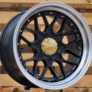 R18x8  10X120/112  ET  30  72.6  HX025  (HX025)  Black Half Matt+Polished Lip (BLHMPL)  For HAXER  (Z1+Z7)  (Rear+Front)