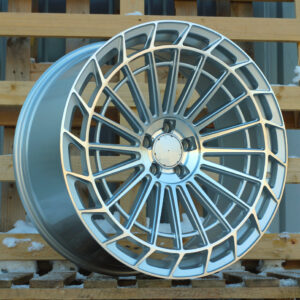 R22x9  5X112  ET  32  66.6  FBX162  (FB780)  Machined Silver (MS)  For MER  (Z6)  (Rear+Front)