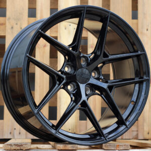 R19x8.5  5X120  ET  33  72.6  HX044  (IN6130)  Black (BL)  For HAXER  (K7)  (Rear+Front)