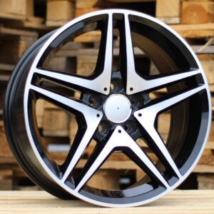 R17x8  5X112  ET  40  66.6  BK443  Black Polished (MB)  For MER  (K2)