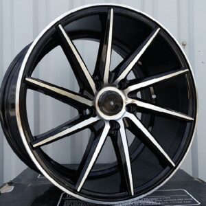 R15x6.5  4X100  ET  37  60.1  B1058  Black Polished (MB)  For RENAU  (L2)