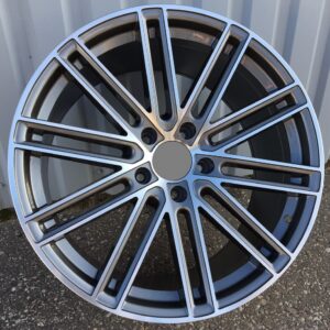 R21x9.5  5X130  ET  60  71.6  B1271  Grey Polished+Powder Coating (MGPC)  For PORCH  (P2)