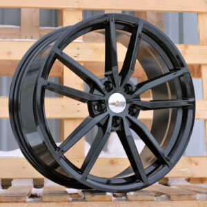R19x8  5X112  ET  45  57.1  BK864  (FBX130)  Black (BL)  For VW  (P2+A+Z7)  (HYBRID FORGED)