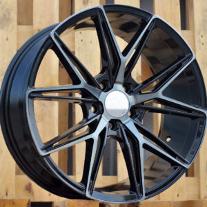 R18x8 5X114.3 ET 40 73.1 Y0036 Black+Tinted Face (BLTF) For HAXER (K4) ()