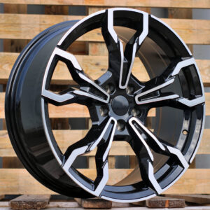 R19x8  5X112  ET  27  66.6  I5596  Black Polished (MB)  For BMW  (Z5+K8+M)  (X3)