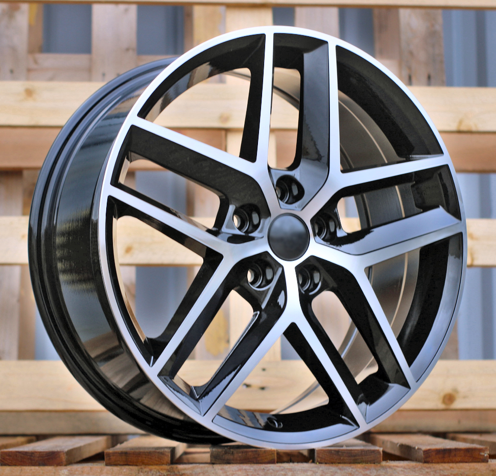 R18x7.5 5X112 ET 51 57.1 B1426 Black Polished (MB) For SEAT (Z2)