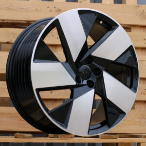 R20x8 5X108 ET 50.5 63.4 SR402 Black Polished (MB) For VOLVO (Z5) (HYBRID FORGED (C40/EC40/XC40/EX40) Front+Rear)