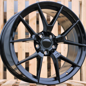 R19x9.5 5X112 ET 37 66.6 HE761 Black (BL) For BMW (P1) (REAR+FRONT)
