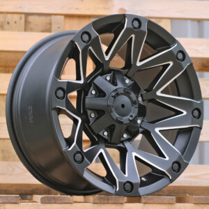 R16x8.5  6X114.3  ET  0  66.1  JT126  Black Matt (BM)  For 4X4  (K3+Z5)  (Milling)