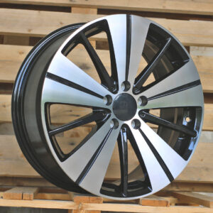 R18x7.5  5X112  ET  52  66.5  H3298F  Black Polished (MB)  For MER  (K7+Z3)  (GLA/GLB/EQA/EQB/CLA HYBRID FORGED)