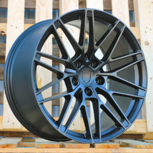 R21x8.5  5X130  ET  27  66.5  3S1324  Black Half Matt (BLHM)  For PORCH  (M)  (NEW Macan II (XAB) HYBRID FORGED Rear+Front)