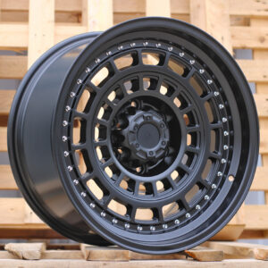 R18x9  6X139.7  ET  0  110.1  JT221  Black Matt (BM)  For 4X4  (K3)  ((MB+Rivets))