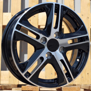 R14x5  4X100  ET  45  54.1  LU844  Black Polished (MB)  For RACIN  (K3)