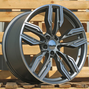 R20x10  5X112  ET  41  66.6  B5181  Grey Polished Half Matt (MGHM)  For BMW  (P)  (Rear+Front)
