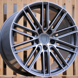 R20x9.5  5X130  ET  50  71.6  B1274  Grey Polished (MG)  For PORCH  (Z1)  (Rear+Front)