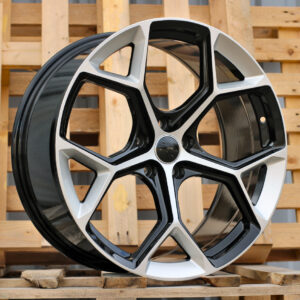R22x10  5X112  ET  19  66.5  I5598  (FBX112)  Silver Shining+Black (SSBL)  For AUD  (A+Z5)  (HYBRID FORGED)