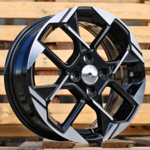 R15x6  4X100  ET  51  54.1  Y1184  Black Polished (MB)  For KIA  (R)