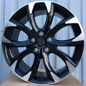 R18x7.5  5X114.3  ET  50  67.1  L1470  (1470187507M)  Black Polished (MB)  For MAZDA  (Z6)
