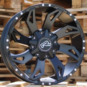 R20x9  12X135/139  ET  0  110.1  A8075  Black Matt (BM)  For 4X4  (P)  (Milling)