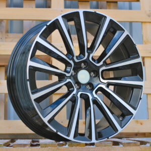 R21x9  5X108  ET  38.5  63.4  YF7076  (3S1341)  Black Polished (MB)  For VOLVO  (P+K4)  (HYBRID FORGED New Model)