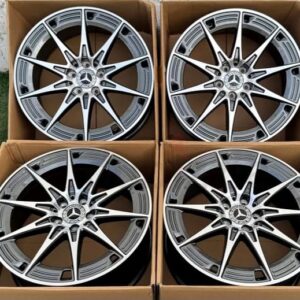 R19 Mercedes 5x112 AMZ H3500F MG  19x9.5  5x112  ET: 43  Color: Gray polished (GM) AMZ H3500F MG  19x8.5  5x112  ET: 36 Color: Gray polished (GM)