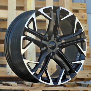 R18x8  5X112  ET  38  57.1  YF5719  Black Polished Half Matt (MBHM)  For CUPRA  (Z5)  (HYBRID FORGED)