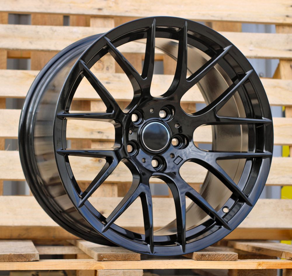R19x10 5X120 ET 30 72.6 BYF956A Black (BL) For BMW (Z7) (HYBRID FORGED Rear+Front)