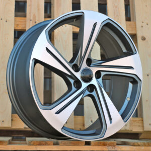 R19x8  5X112  ET  40  66.5  YS1270  (FBX340)  Grey Polished Matt (MGM)  For AUD  (K3)  (HYBRID FORGED)