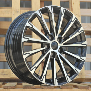 R18x8  5X112  ET  45  57.1  YF0446  Black Polished (MB)  For SKODA  (K7+M)  (HYBRID FORGED)