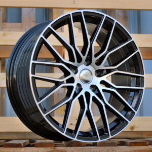 R19x8.5  5X112  ET  40  66.5  YF0435  Black Polished (MB)  For RACIN  (K7)  (HYBRID FORGED)