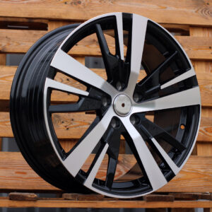 R18x7.5  5X108  ET  49  65.1  YF0448  Black Polished (MB)  For PEUG  (P1)  (HYBRID FORGED)