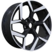 R19x8  5X108  ET  47.5  63.4  YF5729  Black Polished Half Matt (MBHM)  For FORD