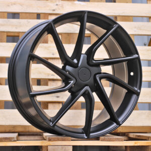 R18x8.5  5X114.3  ET  38  64.1  YS1285  Black Half Matt (BLHM)  For TESLA