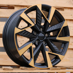 R19x8  5X112  ET  40  57.1  YF0443  Black Polished Half Matt Cooper (MBHMC)  For CUPRA  (P1+P2+K7)  (HYBRID FORGED)