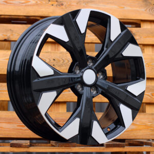R19x7.5  5X114.3  ET  51  67.1  YF5699  Black Polished (MB)  For KIA  (P1)  (HYBRID FORGED)