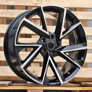 R18x7.5  5X100  ET  46  57.1  FE181  (IN0262)  Black Polished (MB)  For SKODA  (A)