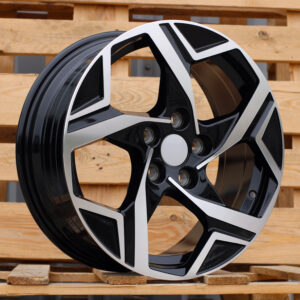R18x7.5  5X114.3  ET  51  67.1  YF5700  Black Polished (MB)  For KIA  (P1)  (HYBRID FORGED New Model)