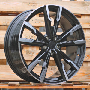 R20x8  5X112  ET  46  66.6  YF5710  Black Polished (MB)  For BMW  (Z6)  (HYBRID FORGED (X1; iX1; X2; iX2; Series 1(F40) 2(F44))