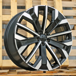 R21x9  5X108  ET  38.5  63.4  H3460F  Black Polished (MB)  For VOLVO  (A)  (HYBRID FORGED)