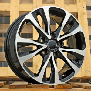 R16x6.5  5X114.3  ET  40  60.1  B5212  Black Polished (MB)  For TOYOT  (R+P)