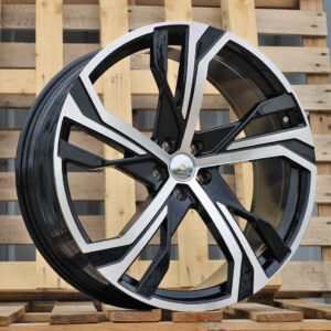 R22x9  5X108  ET  38.5  63.3  YF5753  Black Polished (MB)  For VOLVO  (Z5)  (HYBRID FORGED)